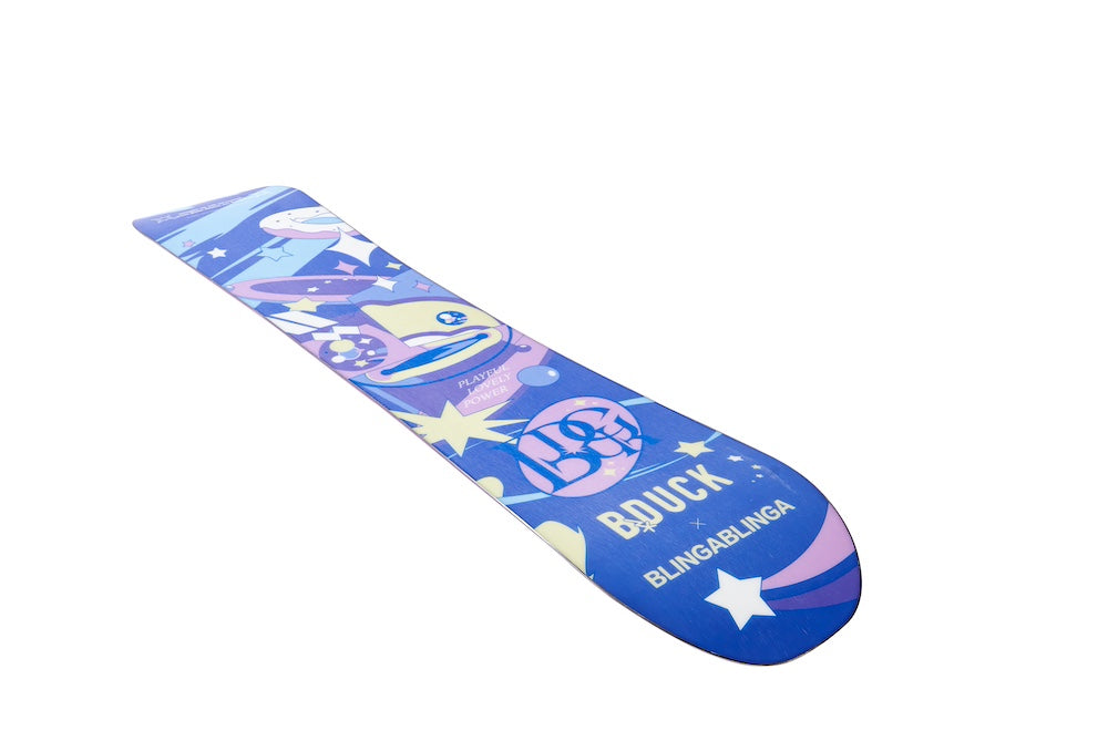 BLINGABLINGA X B.DUCK In Stock Blunt Twin Shape Snowboard - High-Tech Craftsmanship, Top-Grade Core Materials, Fast Shipping Included