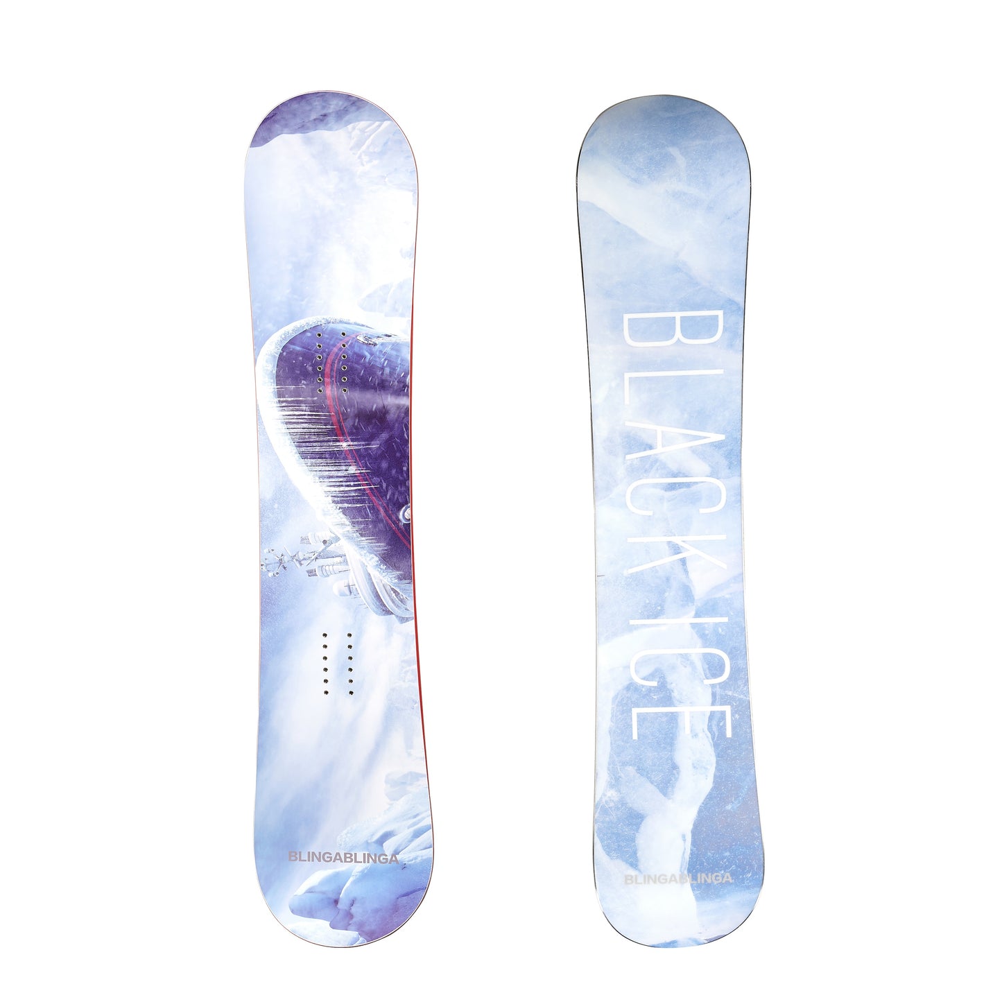 BLINGABLINGA In Stock Round Twin Shape Snowboard - High-Tech Craftsmanship, Top-Grade Core Materials, Fast Shipping Included