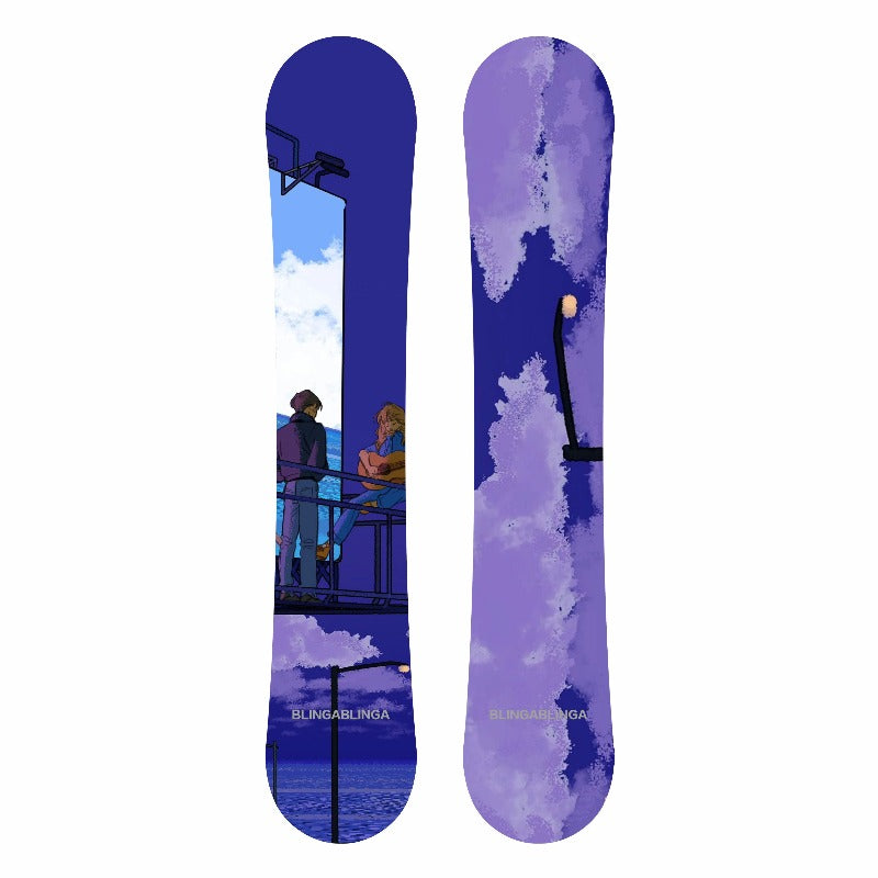 BLINGABLINGA In Stock Round Twin Shape Snowboard - High-Tech Craftsmanship, Top-Grade Core Materials, Fast Shipping Included