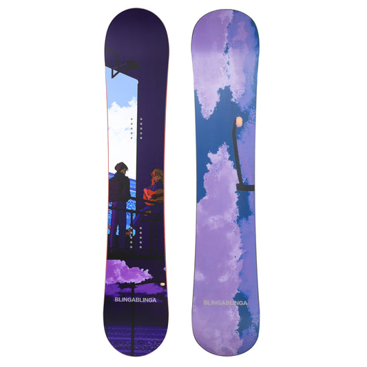 BLINGABLINGA In Stock Round Twin Shape Snowboard - High-Tech Craftsmanship, Top-Grade Core Materials, Fast Shipping Included